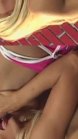 Horny Guy Gets His Threesome Dreams Come True with Two Sexy Lesbians