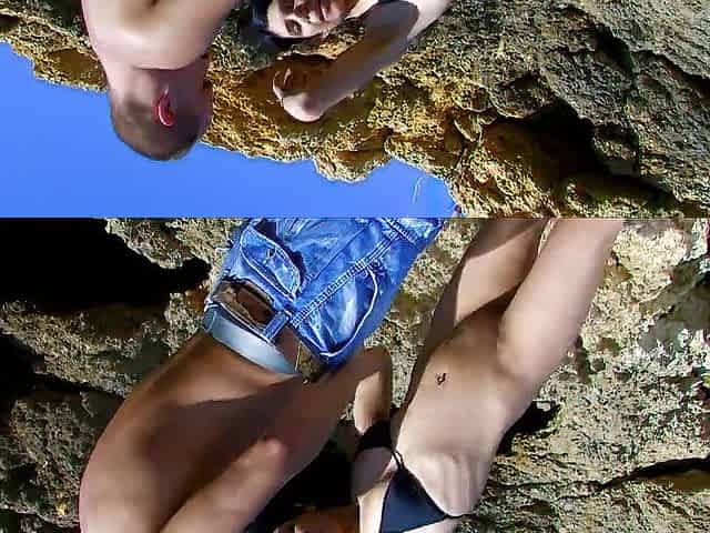 Carnal mother i'd like to fuck hard drilled on the beach by a younger hunk