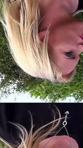 German MILF Loves to Suck Outdoors and in the Car
