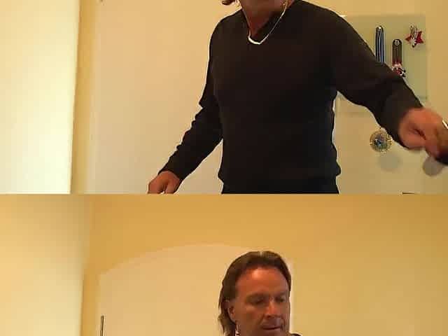 Gorgeous honey caught masturbating and gets banged by huge schlong