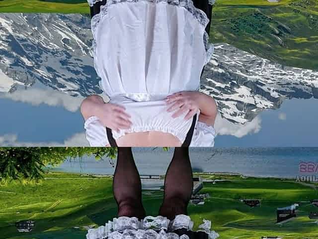 Frau Big Tits in the Alps for Oktoberfest - Mature BBW Celebrating by Flashing Her Huge Tits and Ass