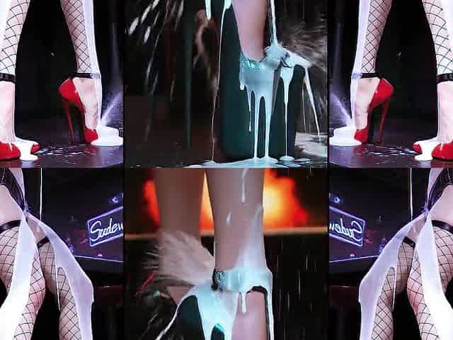 Ultra High Heels full of cum