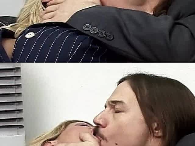 Blonde MILF Got Really Hardcore Pounded in Her Office