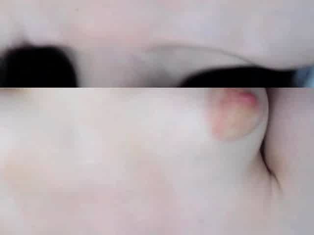 Cute curly brunette solo webcam masturbation