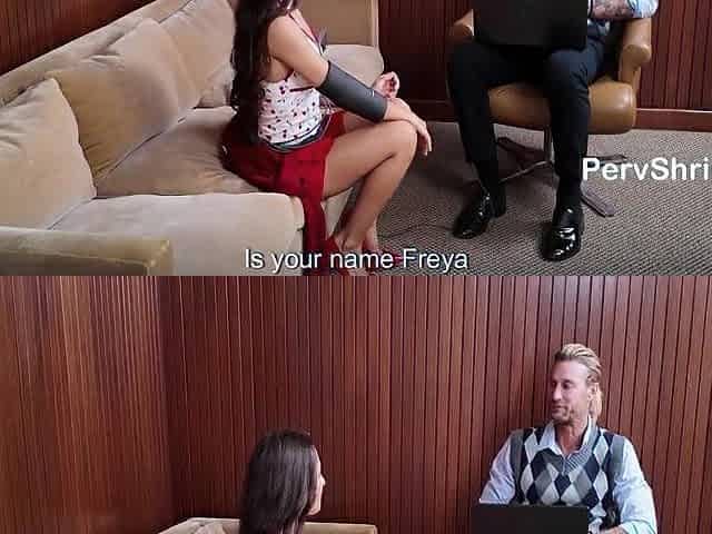 Petite Troublemaker Gets Stuffed In The Therapy Office - Freya von Doom, Ryan Mclane