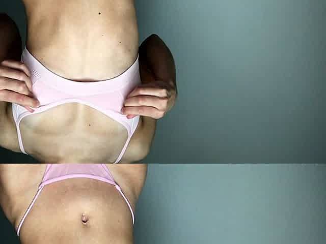 Busty brunette solo masturbation