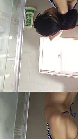 My lewd makes lustful movie scene in the shower