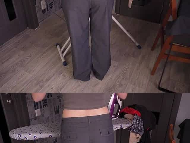 Constrained Nude Wife Sitiation At Home