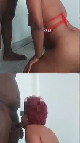 Banging a very horny ebony woman with a large booty