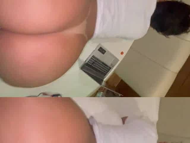 THAT GUY RECORDED ME EATING FOUR AND CUMMED IN MY BUTT