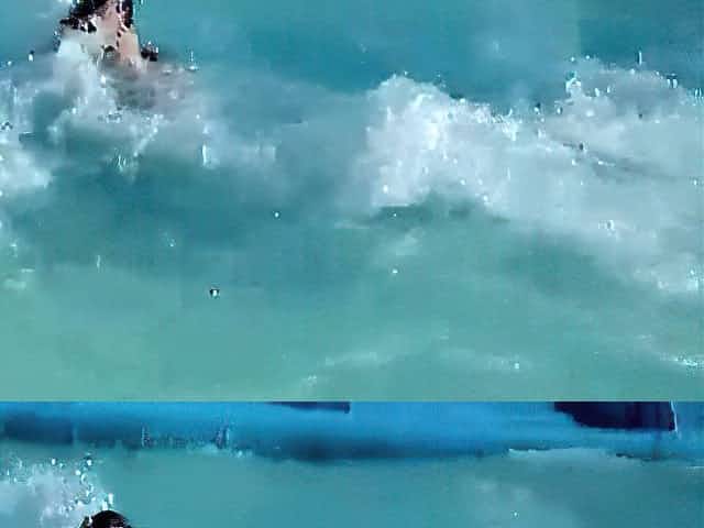 awesome naked bikini boobs downblouse from the pool