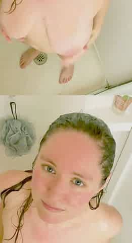 Brunette with big boobs teasing on webcam