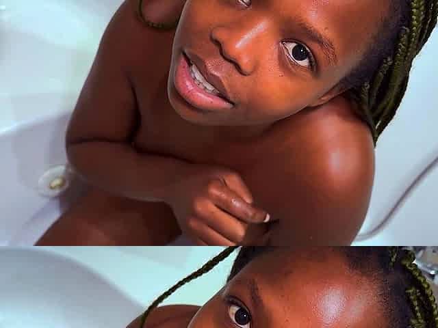 I soaked this EBONY TEEN cutie in PISS