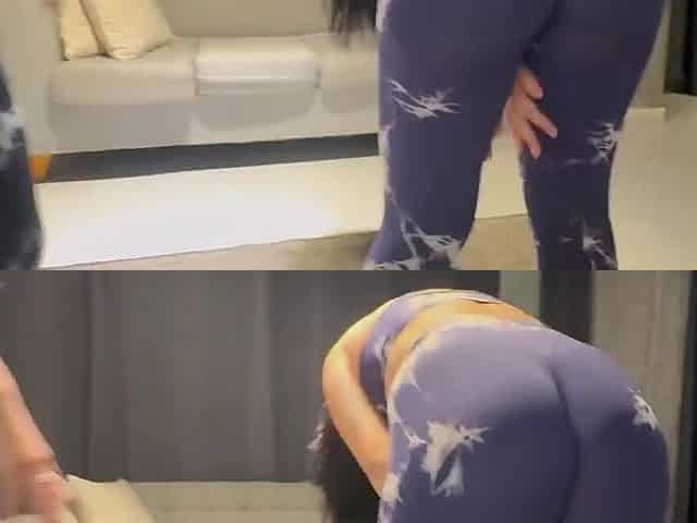 Lucky Guy Enjoyed Anal 3-some With 2 Curvy plump-assed Latina Babes - His Wife & Her Fitness Trainer