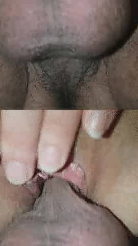 Mutual amazing climax. Very very close-up.