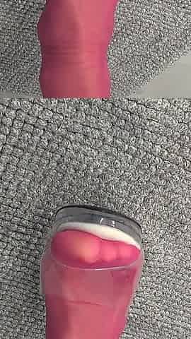 Foot Fetish Solo in Pink Stockings