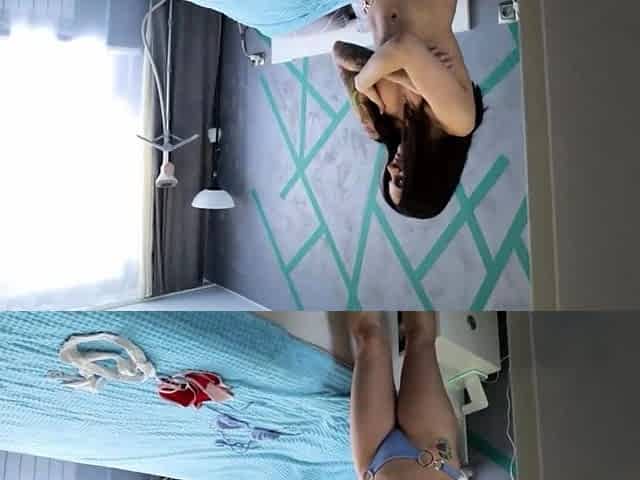 Busty Sexy Stepsister Entices Stepbro With Swimsuit Tryout