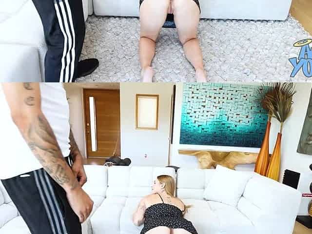 Cutie Youngs Fulfills Dream of Getting Tag Teamed after Getting Stuck in Bed