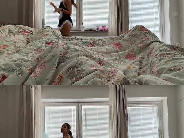 Angelina the maid - I had to cheer up my boss that had been dumped