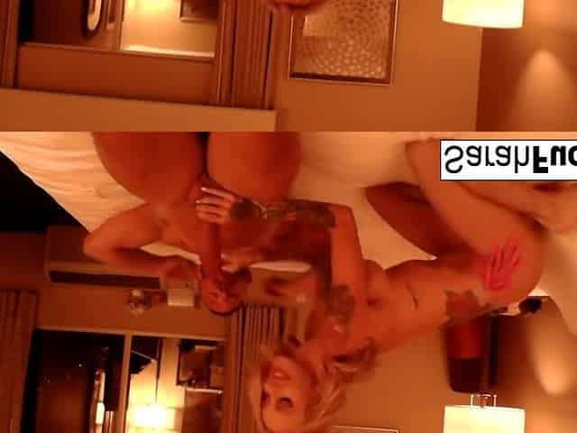 Sarah Jessie invites her male toy over for some Hotel pleasure