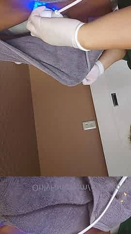 Amateur close up ass toying