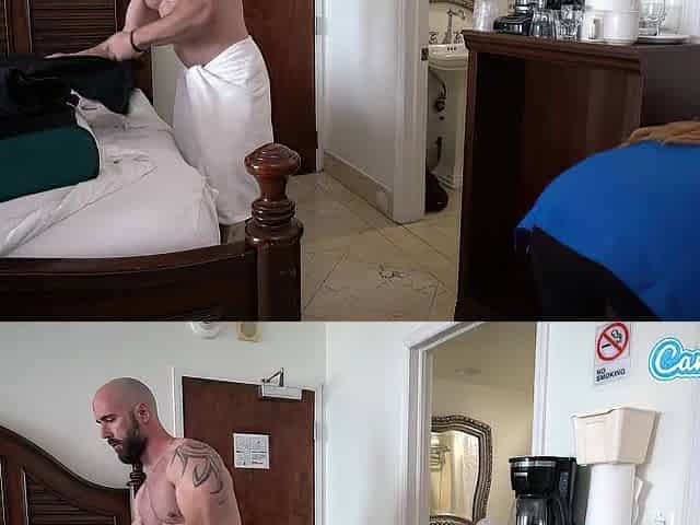 Breasty Ribald Maid Screws Hotel Guest For Supplementary Tip