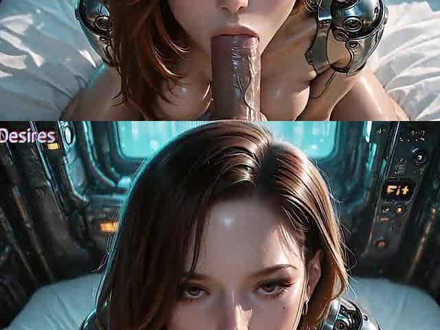 Large titted cyborg angel getting screwed ~ AI generated