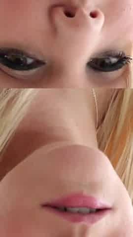 Small titted blonde gets banged by big cock