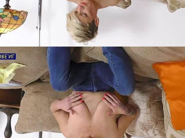 British Milf Ellie Is Home Alone And Horny As Hell, So She Starts Playing With Her Shaved Pussy - MatureNl