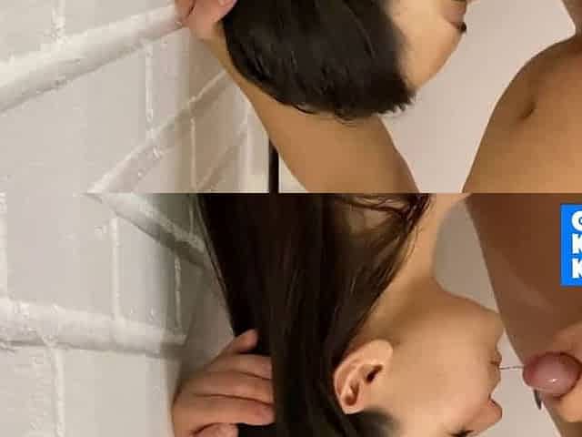 23cm Cock Down Her Throat - No Choke Russian Blowjob