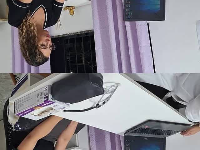 Student goes to the doctor and that guy performs an abdominal exam on her. POV