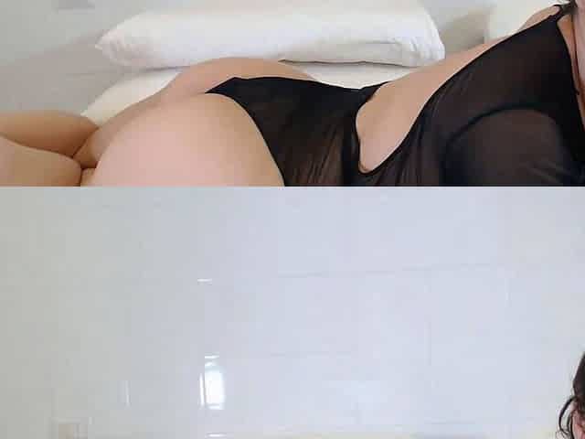 Blonde babe britney braces solo dildo masturbation
