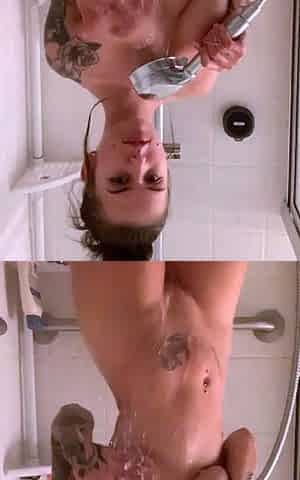 Having fun in the shower - -