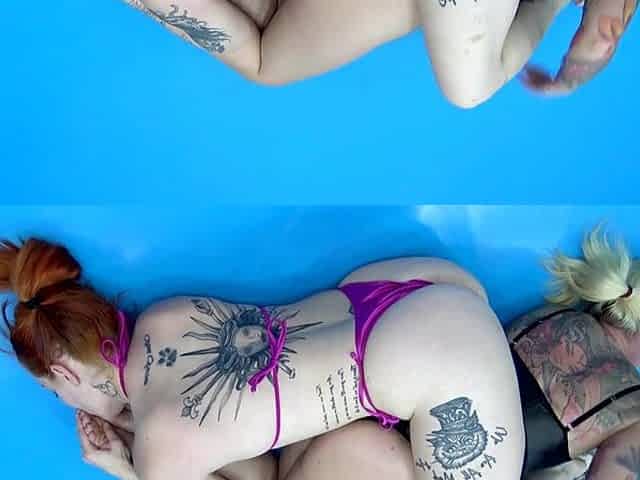 Two Tattooed Sluts Loves Each Others Feet