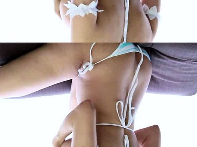 Pissing masturbating babe solo toy play