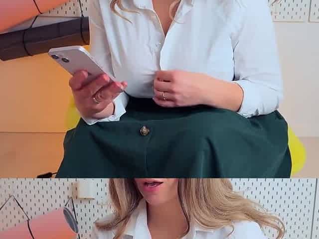 I Was Cleaning Up, But I Got A Text Message And Decided To Masturbate. See My Big Breasts And Huge Ass In Action