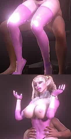 Pink Elf Girl Lap Dance Fucking
