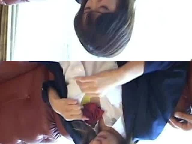 Cutie Japanese Blowjob and Masturbate