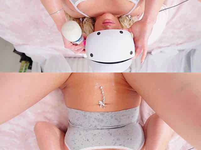 Step Sister Got Caught Masturbating to VR Porn and Gets Creampied Twice by BBC Step Bro! ( Full Video)