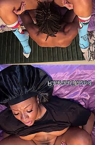 Ebony Pair Making Love