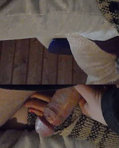 Sensual Red Nails Edging Handjob on Couch - Cum Control POV