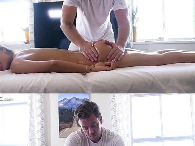 Glamorous Model Uma Jolie Cheats On Her Boyfriend With The Masseur