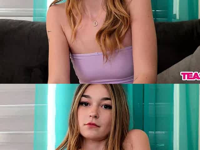 Sloppy Sucking Teen POV with Della Cate