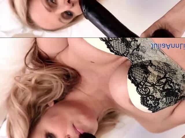 Masturbating Mommy Julia Ann Loves Fucking her Huge Dildo