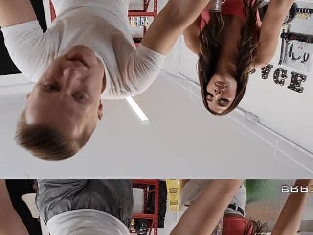 Gianna Dior gets fucked by Bella Rolland with strap-on standing