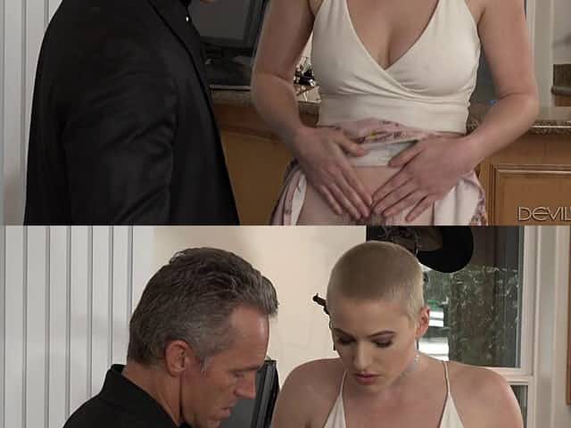Leading Riley Nixon to screaming orgasm by waisting her cooch