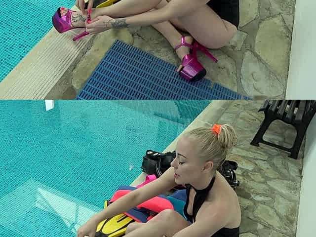 Scuba Instructor Diver Training POV Pussy Fuck Seduction