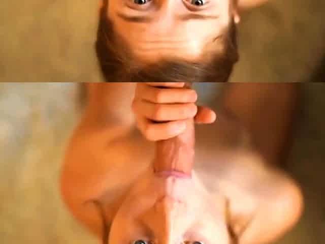 Redhead Blows and Gets Hair Creamed - Amateur Webcam Video