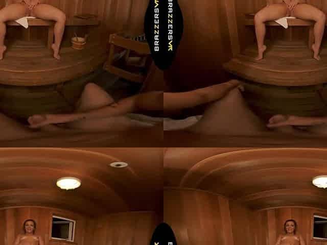 BRAZZERS - Sultry Kimber Woods Turns The Heat Up In The Sauna For A Soaked And Wild Anal Ride