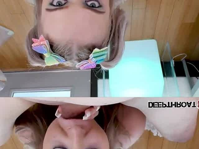 Little Miss Chokes - Horny Blonde And Kaiia Eve